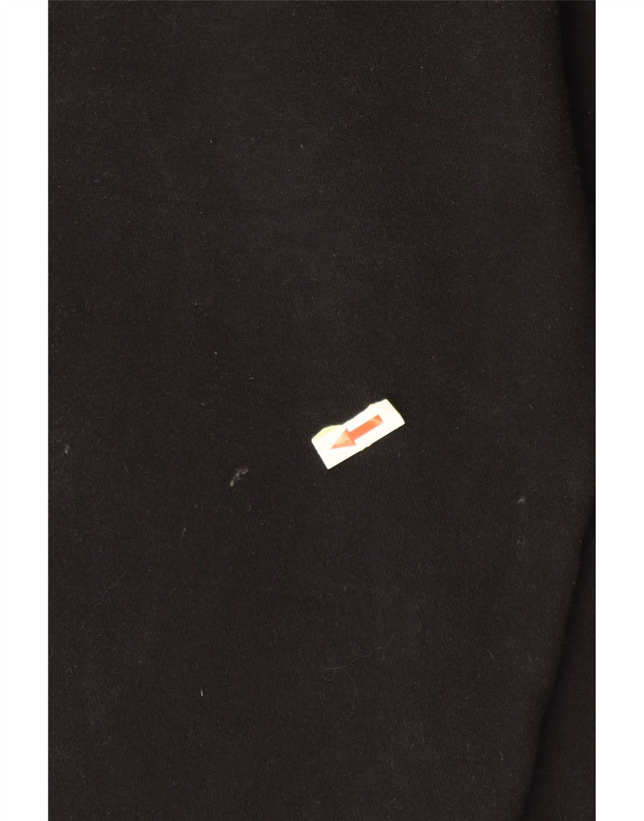 Adidas Mens Moletom Jumper Médio Algodão Preto