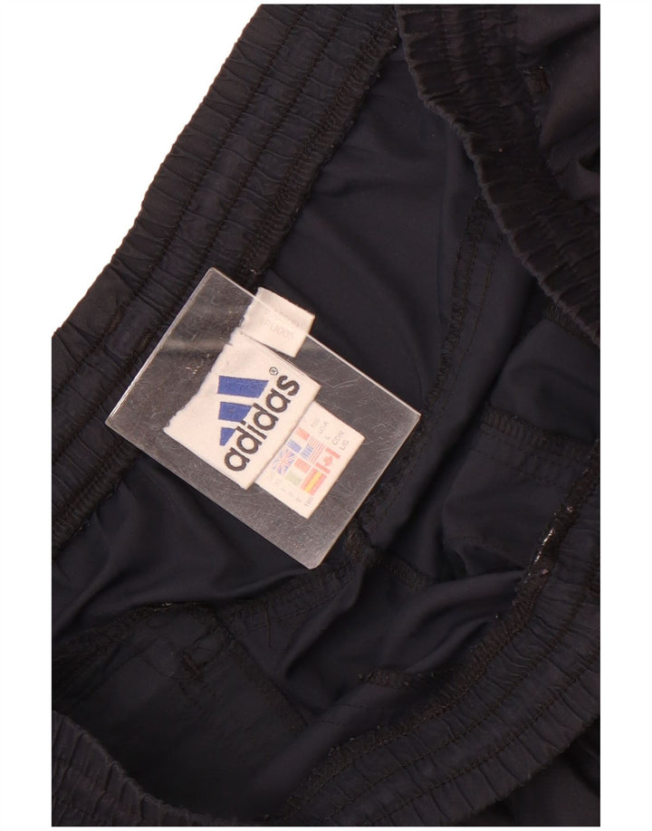 Calça de treino masculina Adidas grande poliéster azul marinho