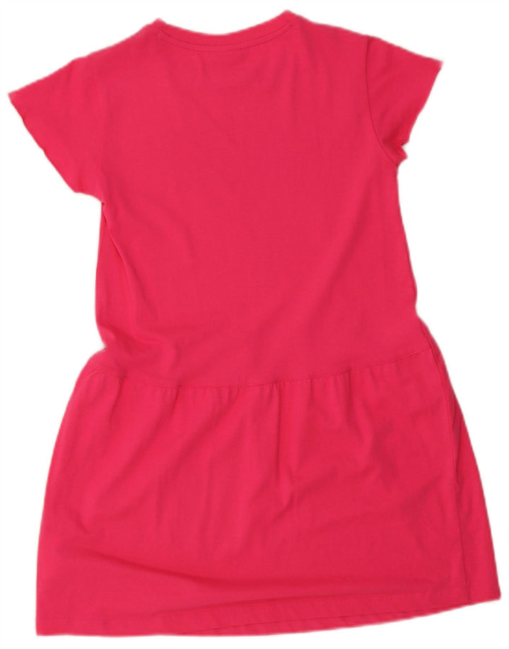 Vestido básico gráfico feminino Champion 9-10 anos algodão rosa médio