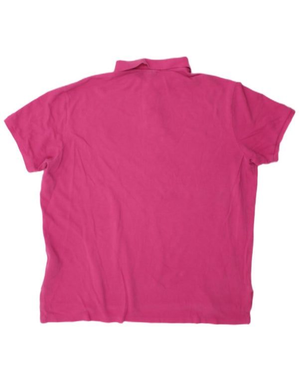 Camisa polo masculina Polo Ralph Lauren 2XL algodão rosa