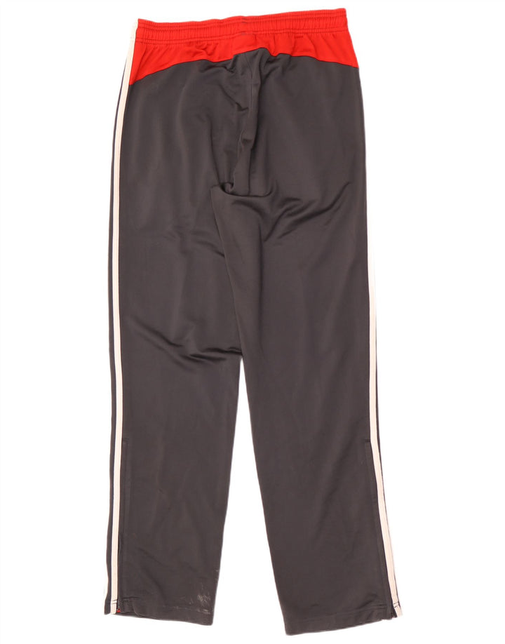 Adidas Mens Full Tracksuit UK 36/38 Pequeno Cinza Colourblock Poliéster