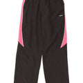 Calça de treino feminina REEBOK UK 14 grande preto colorblock poliéster