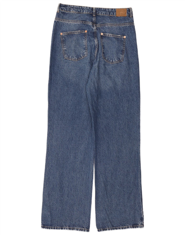 Calça jeans reta feminina Zara EU 40 médio W30 L33 algodão azul