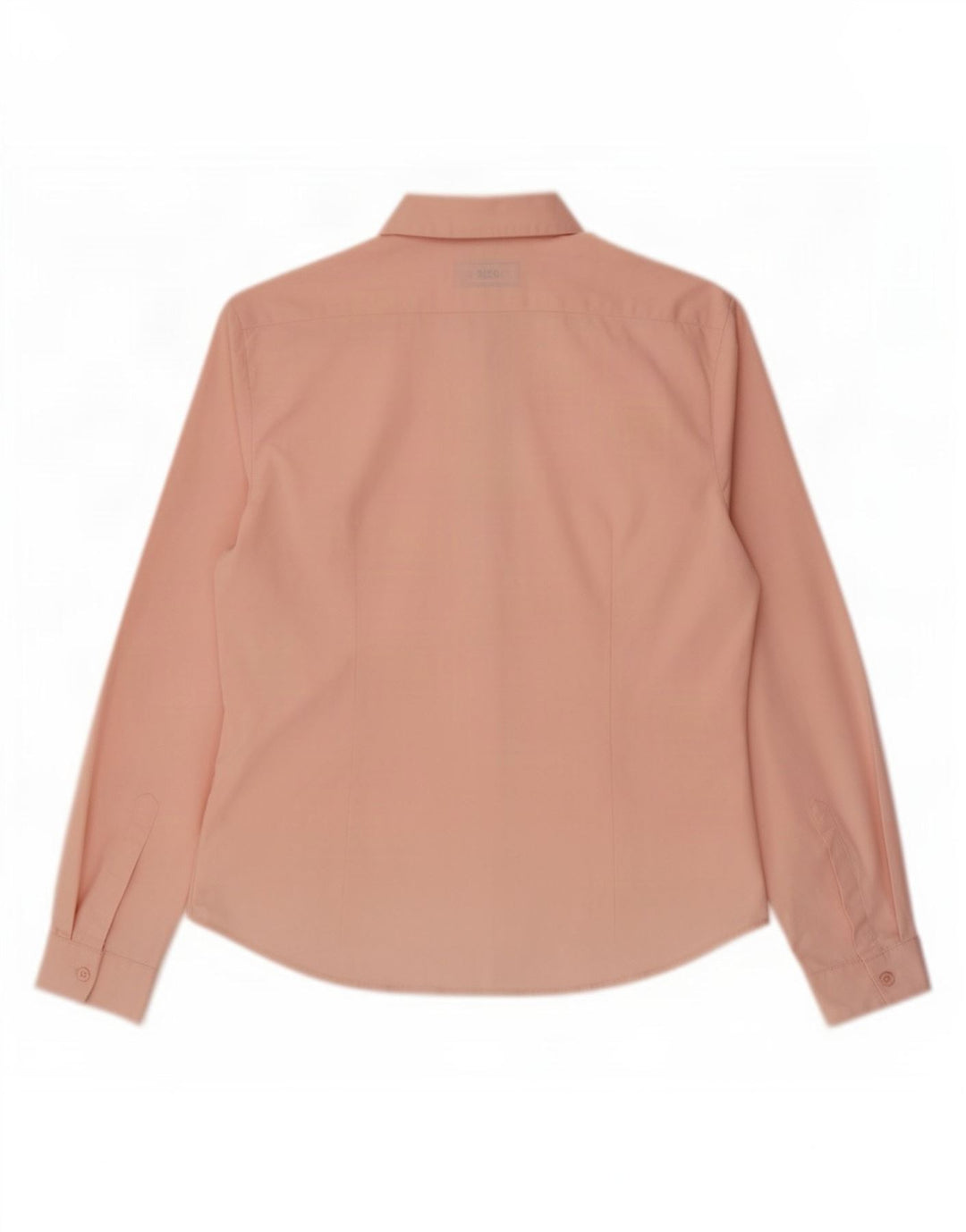 Camisa feminina Marks & Spencer Reino Unido 12 algodão rosa médio