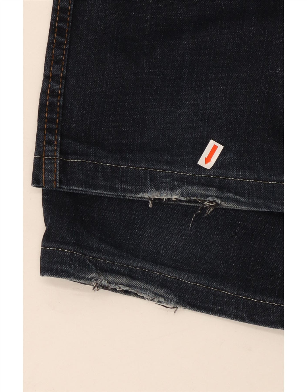 WRANGLER Masculino Texas Stretch Straight Jeans W34 L31 Azul Marinho Algodão