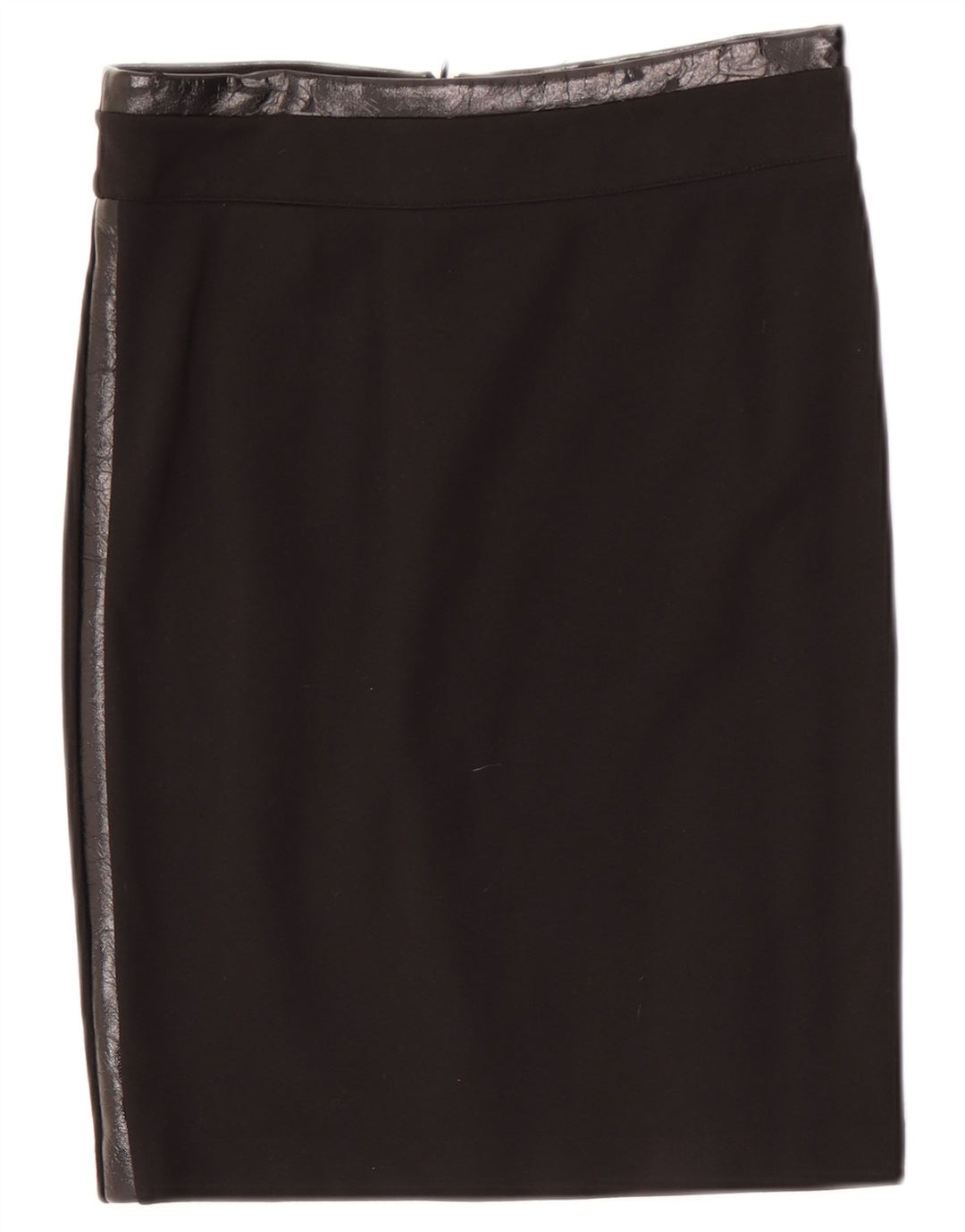 Guess Saia reta feminina média W28 viscose preta