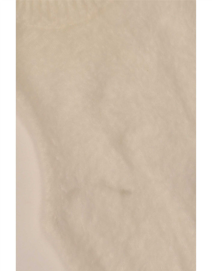 Guess Womens Vest Tank Top UK 12 Médio Branco Poliamida