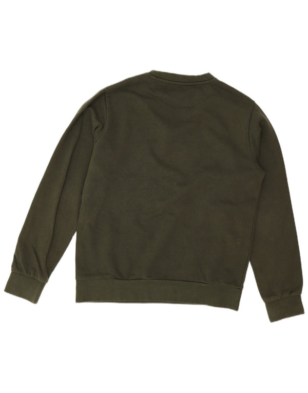 Suéter gráfico vintage para meninos 13-14 anos algodão cáqui