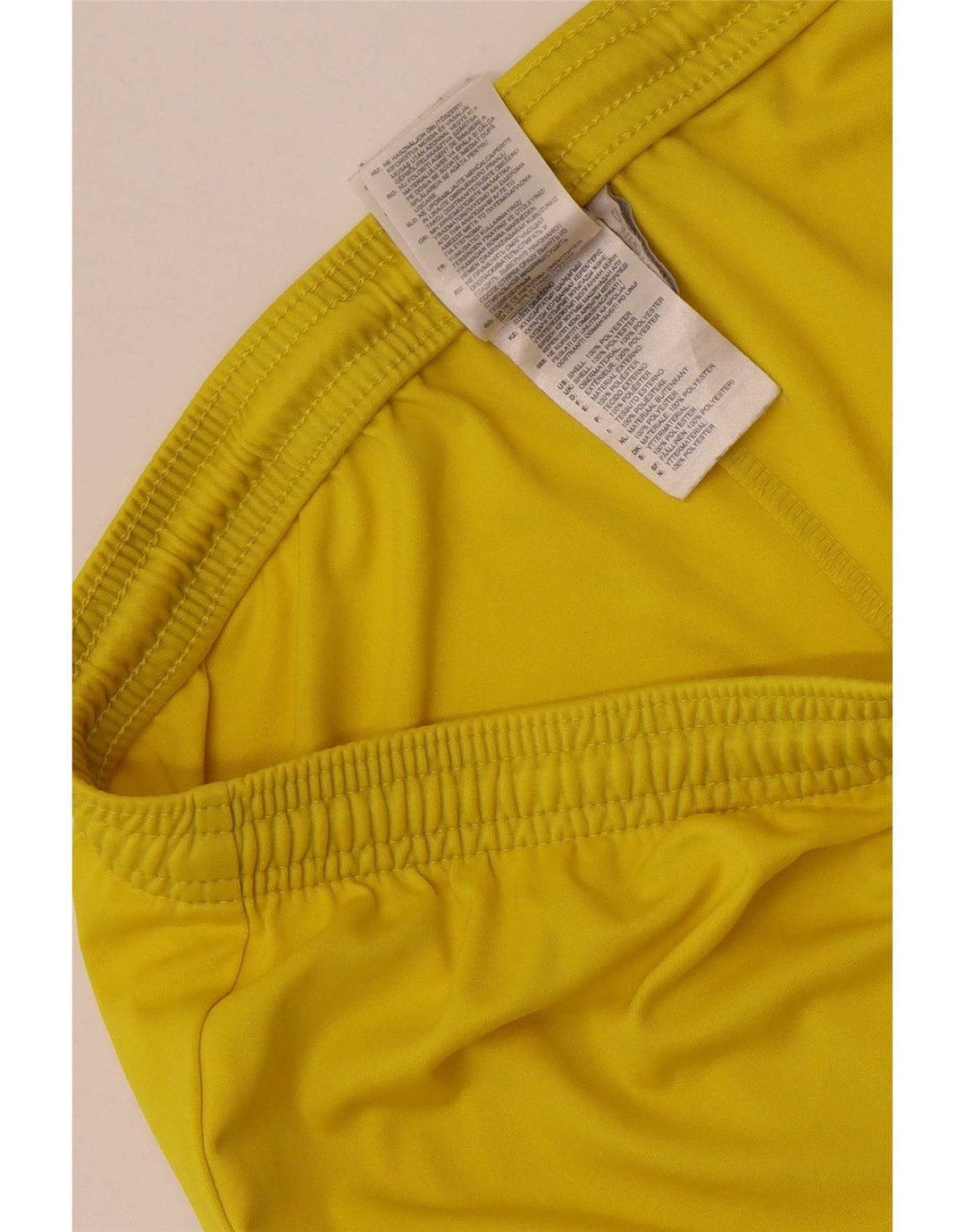Adidas Mens Climalite Sport Shorts Grande Poliéster Amarelo