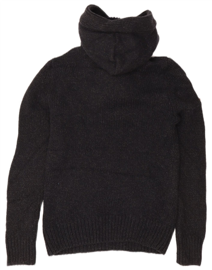 Suéter masculino Superdry com capuz médio azul marinho acrílico