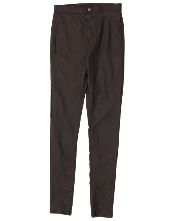 Calça skinny feminina Topshop W28 L30 algodão preto