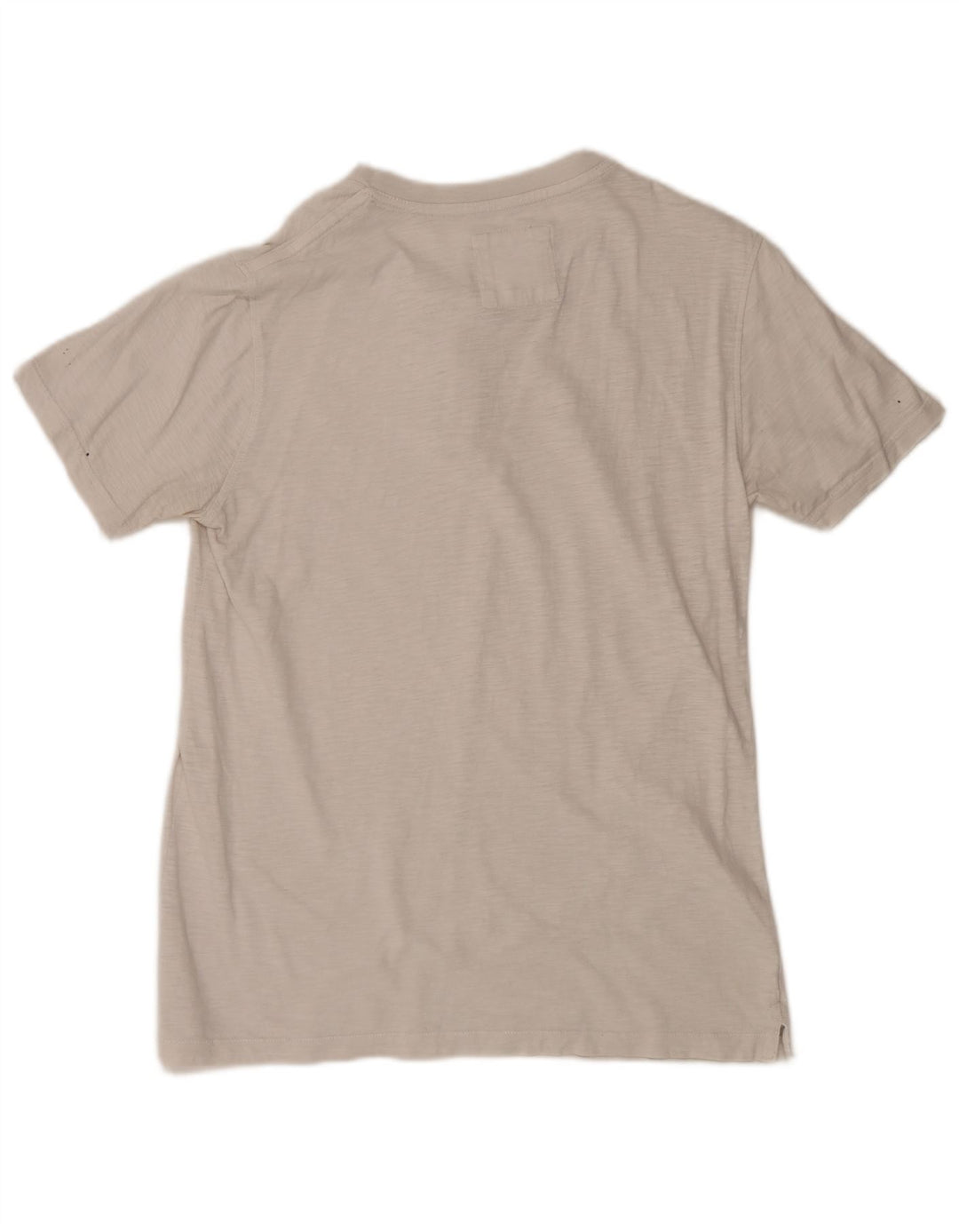 Camiseta masculina Fat Face Top médio branco manchado