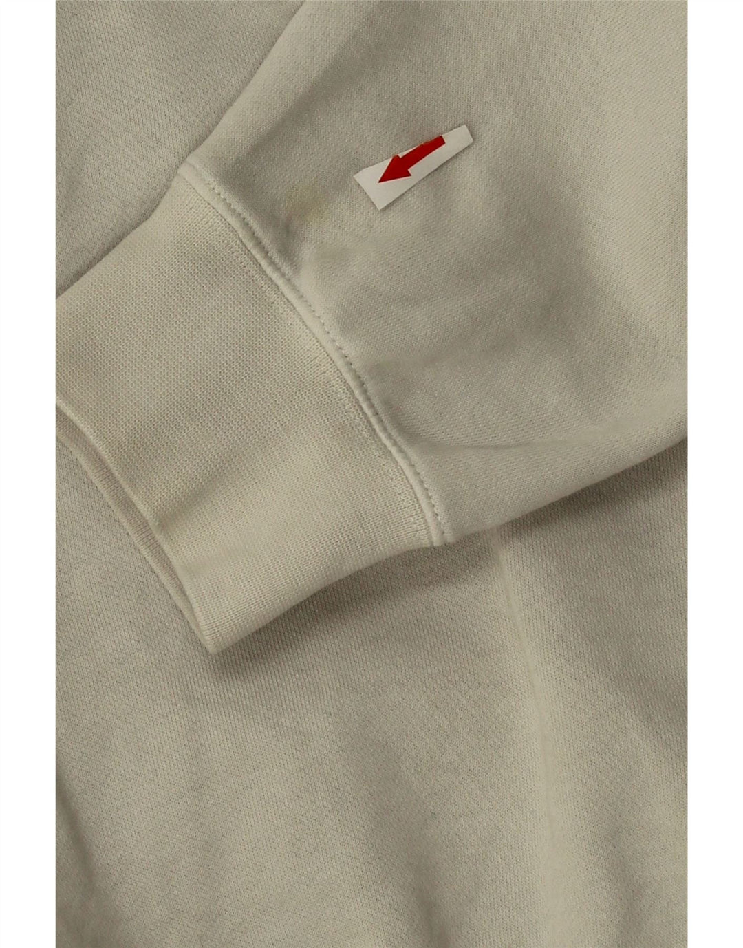 Suéter Nike masculino com capuz grande de algodão branco