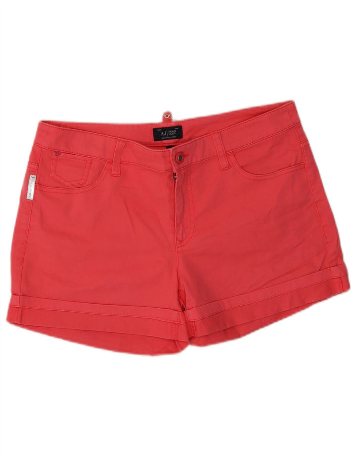 Shorts feminino casual ARMANI W27 pequeno rosa