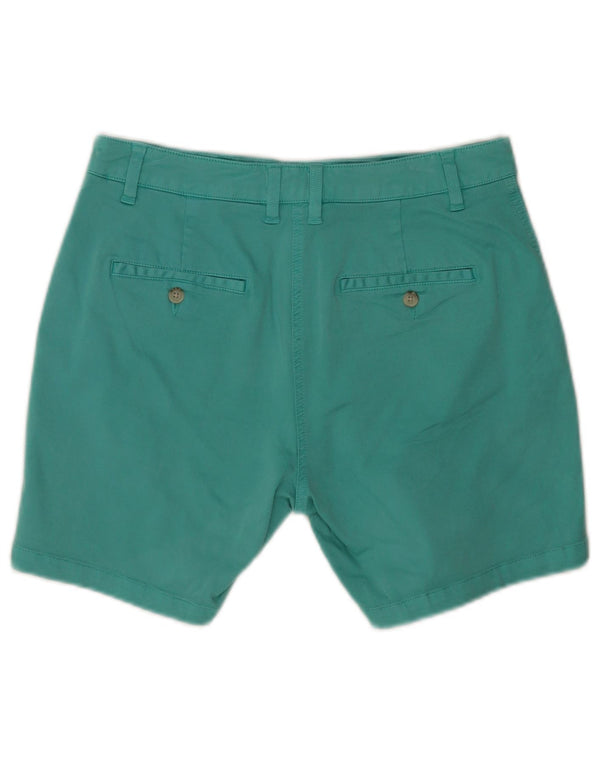 Shorts Chino Feminino Joules UK 10 Pequeno W28 Algodão Turquesa
