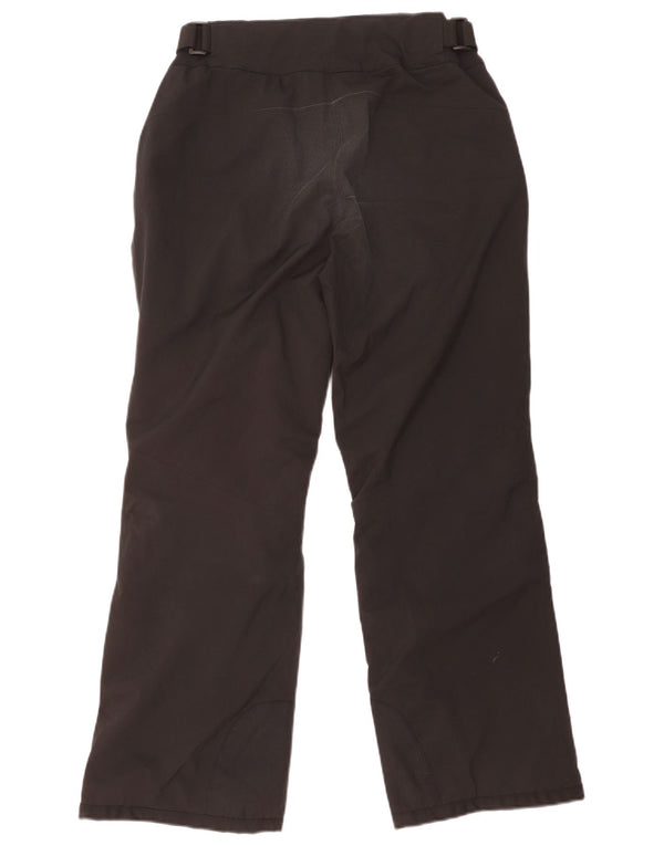 Calça de esqui feminina Mountain Warehouse UK 12 poliéster preto médio