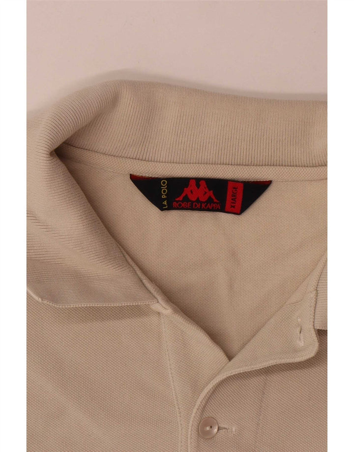 Camisa polo masculina Kappa XL algodão bege