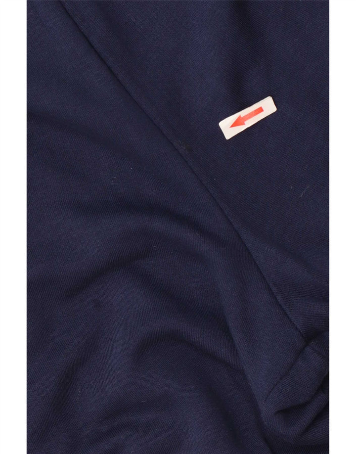Calça de treino masculina Puma pequena azul marinho algodão