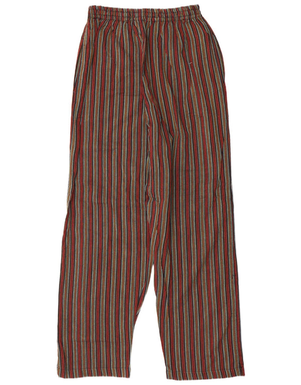 Calça feminina Siesta cintura alta reta XL W38 L31 listrada multicolorida