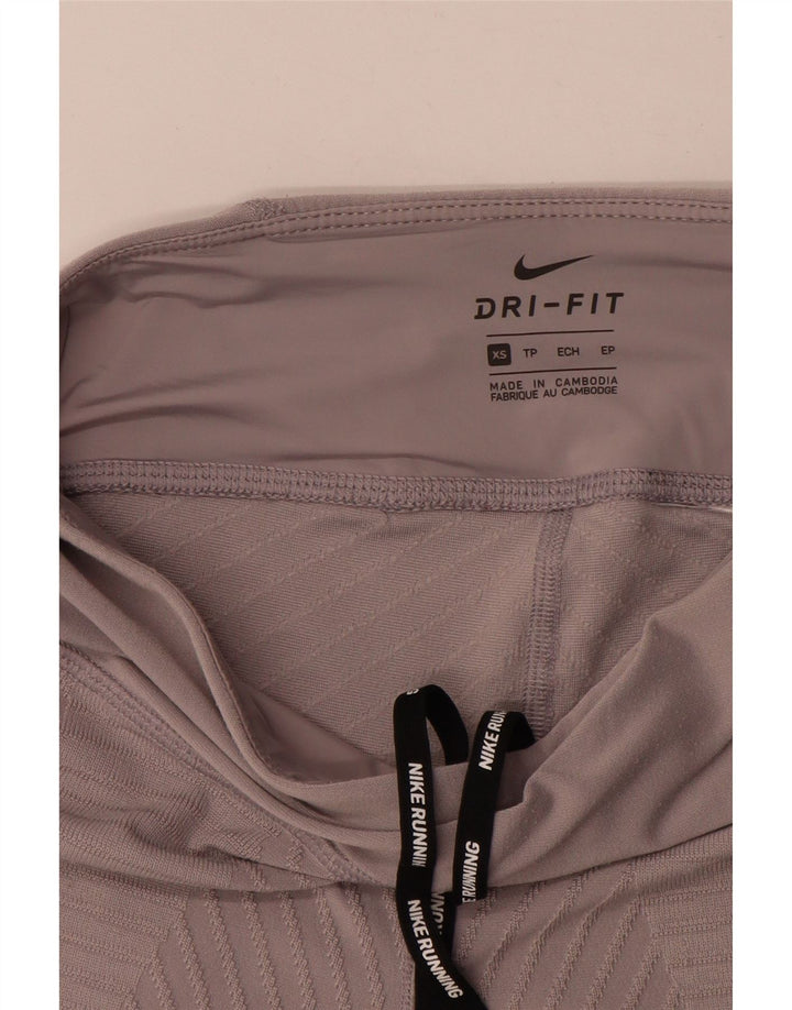 Leggings Nike Dri Fit UK 4 XS Cinza Listrado