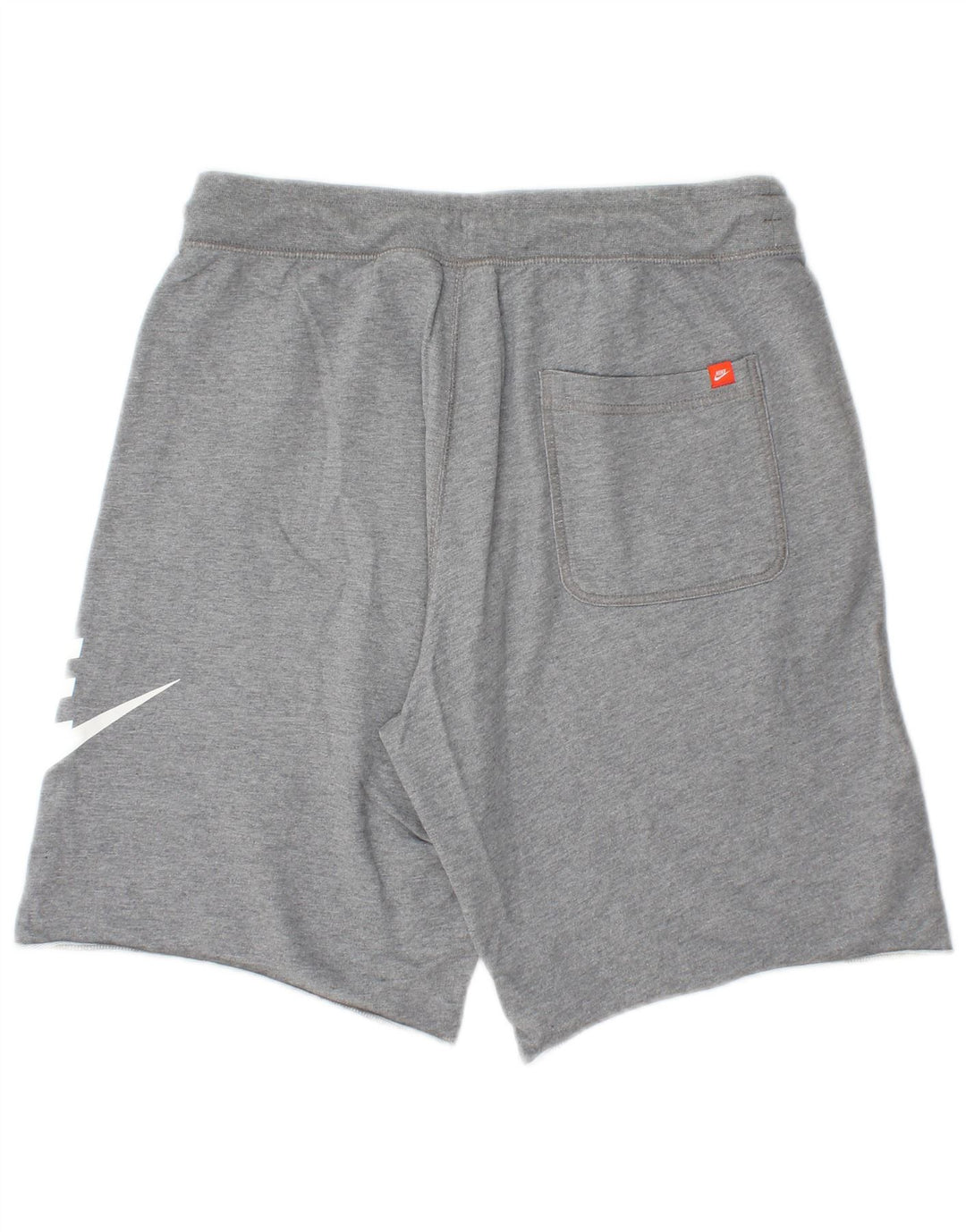 Shorts esportivos gráficos masculinos Nike médio cinza algodão