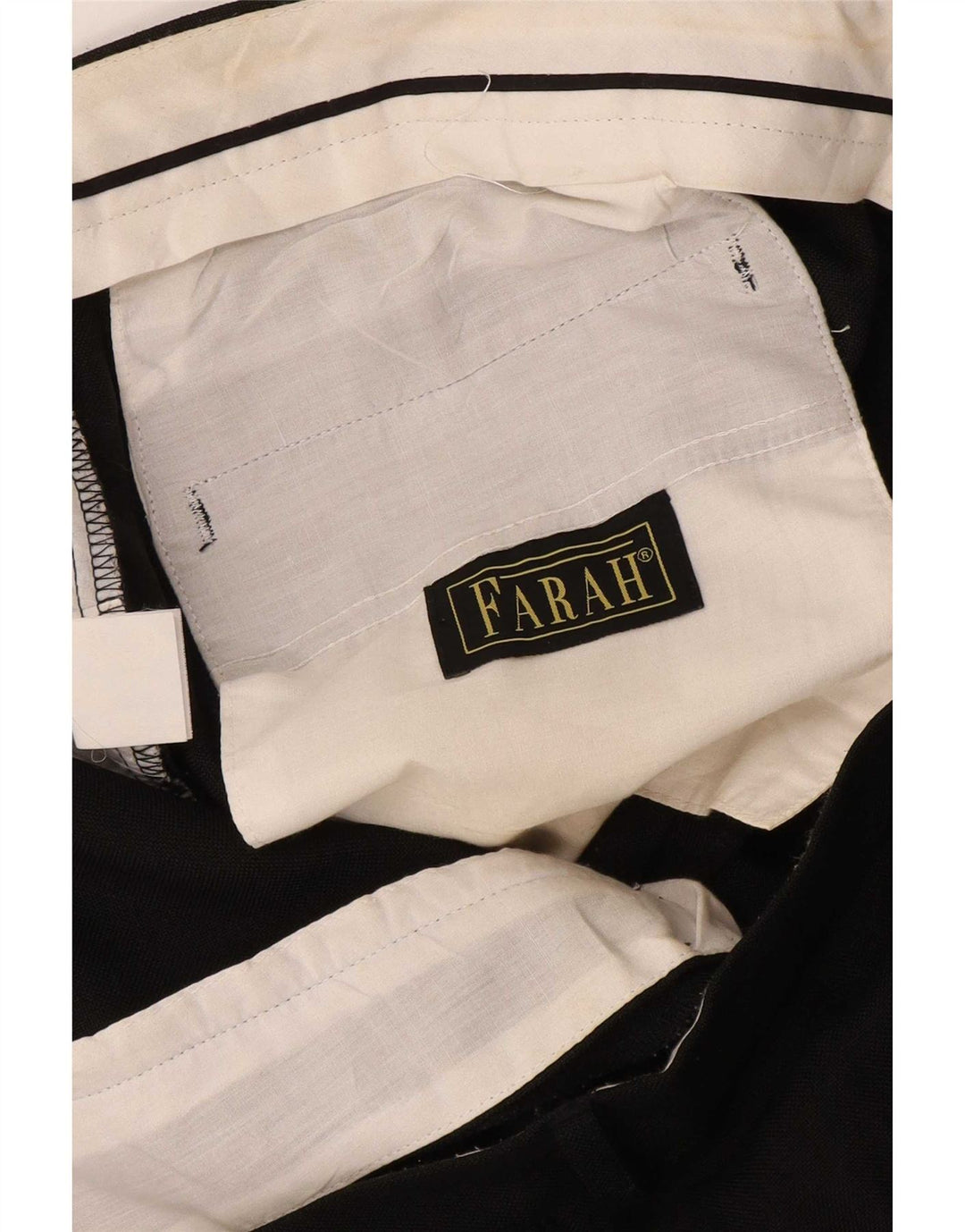 Calça masculina reta Farah W42 L30 preta