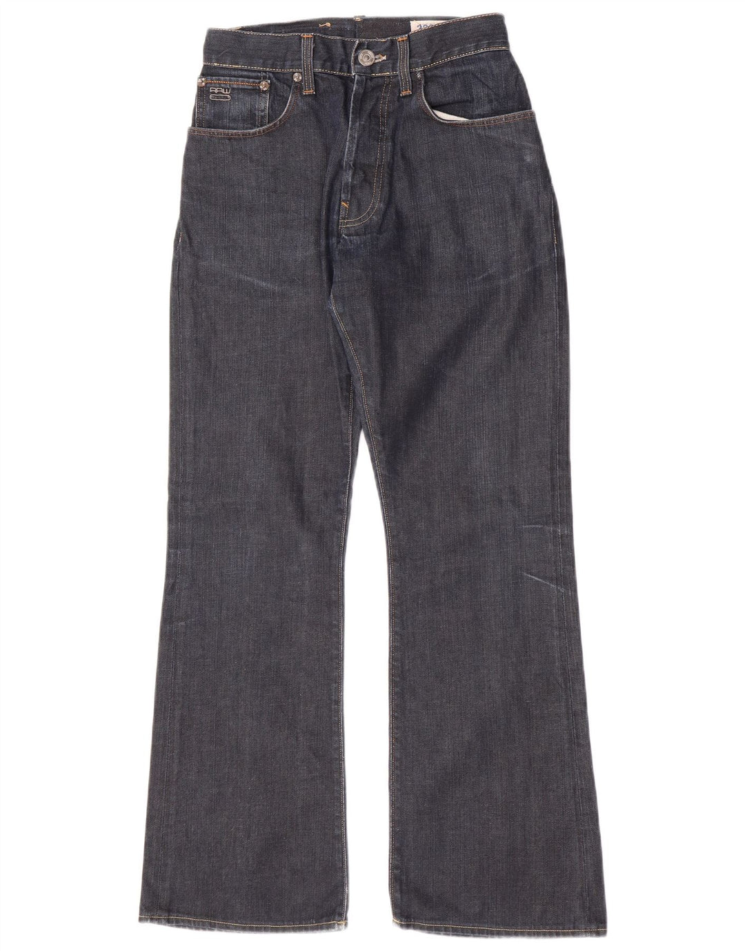 G-Star feminino bootcut jeans W26 L32 algodão azul