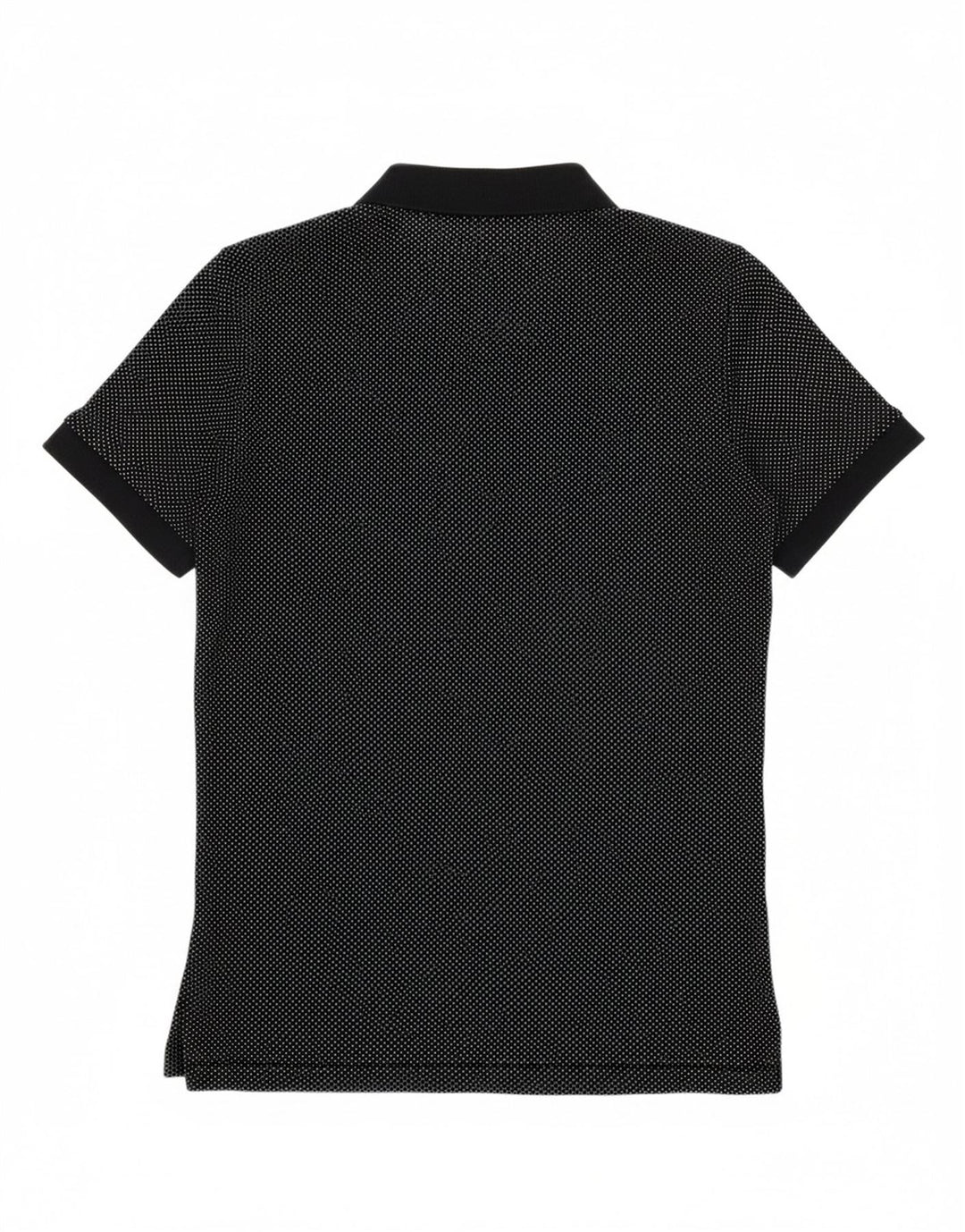 Camisa polo masculina FRENCH CONNECTION de algodão com bolinhas pretas médias