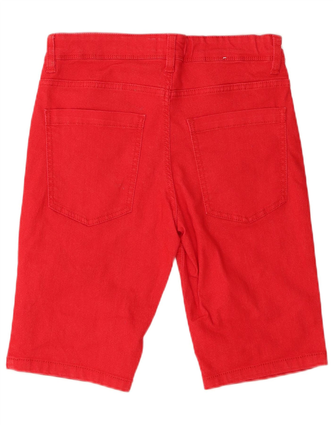 Shorts jeans Benetton Boys 15-16 anos W29 vermelho