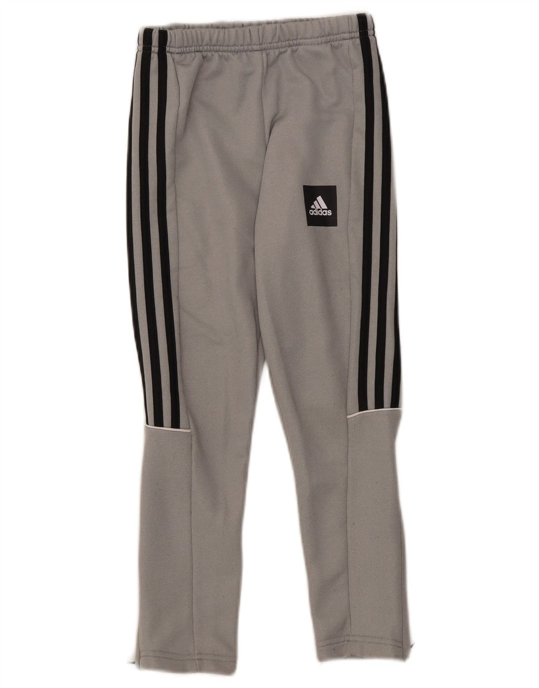 Calças de treino Adidas Boys Aeroready 7-8 anos cinza poliéster