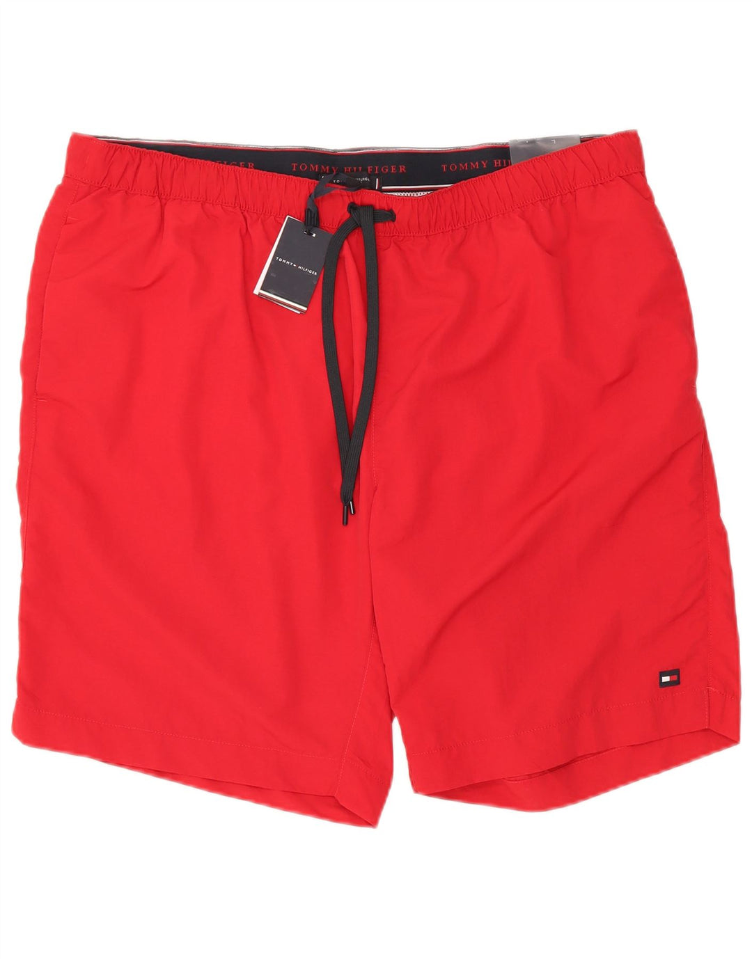 Shorts de natação masculino Tommy Hilfiger alto 4XL poliéster vermelho