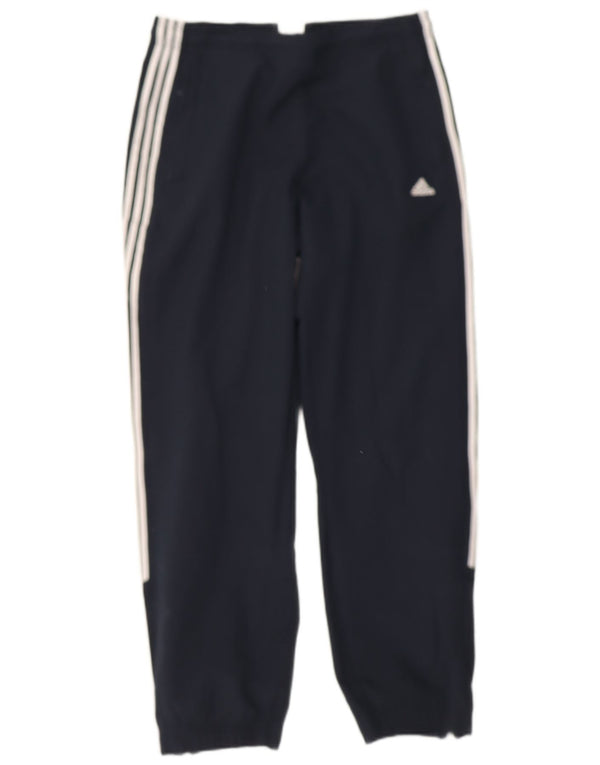 Calça de treino feminina Adidas Joggers UK 12 médio azul marinho poliéster