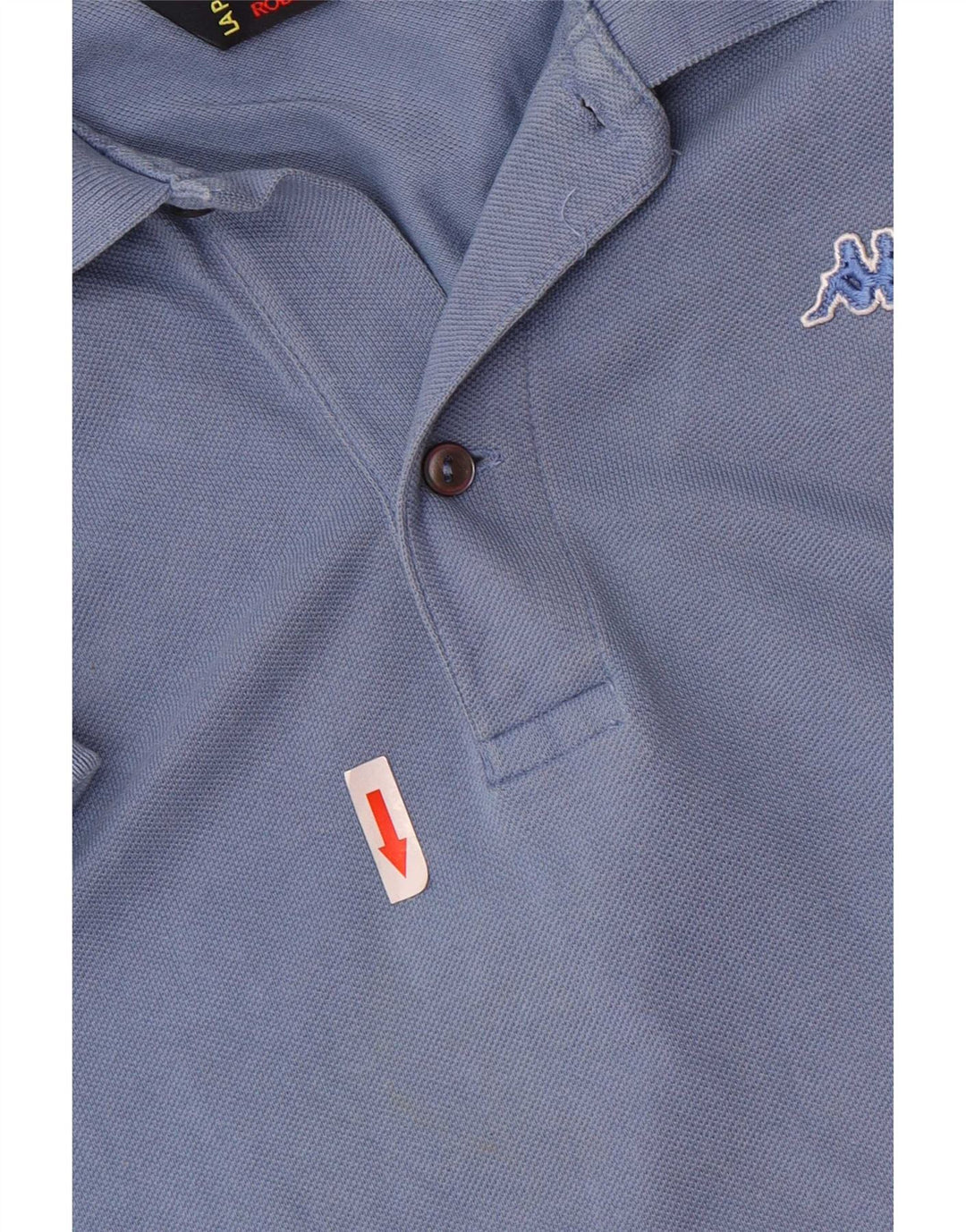Camisa polo masculina Kappa grande algodão azul