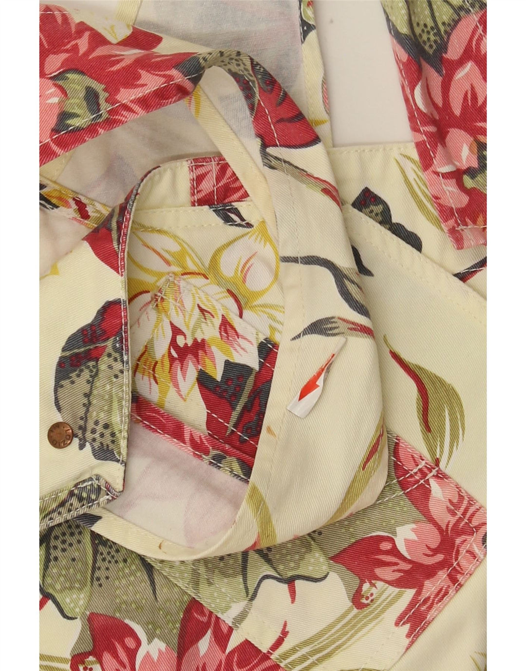 Macacão feminino Charro W34 grande amarelo floral