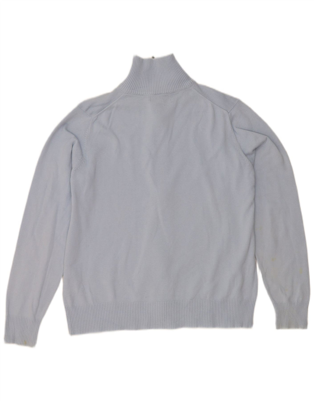Suéter cardigã masculino Zara grande algodão azul