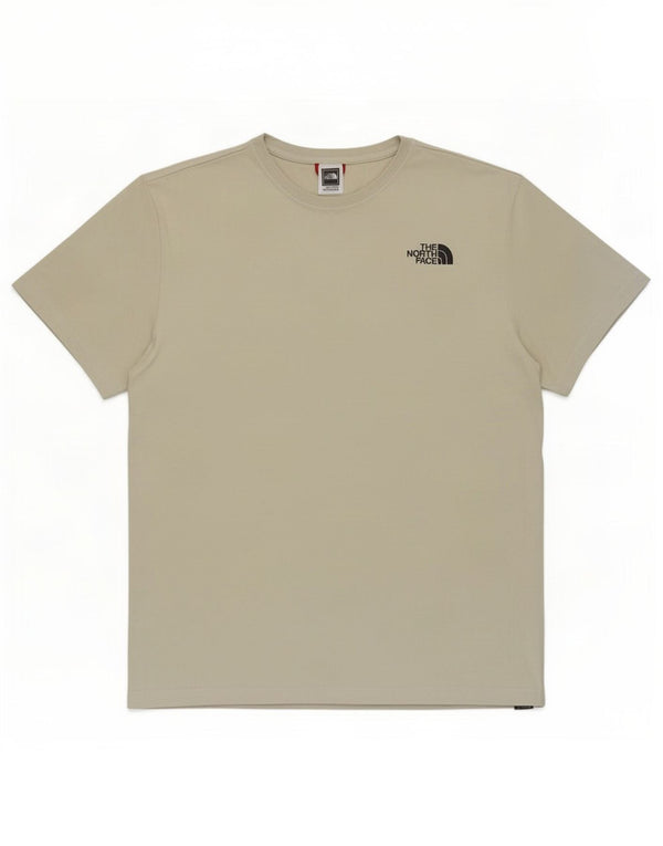 Camiseta gráfica masculina The North Face Top grande de algodão verde
