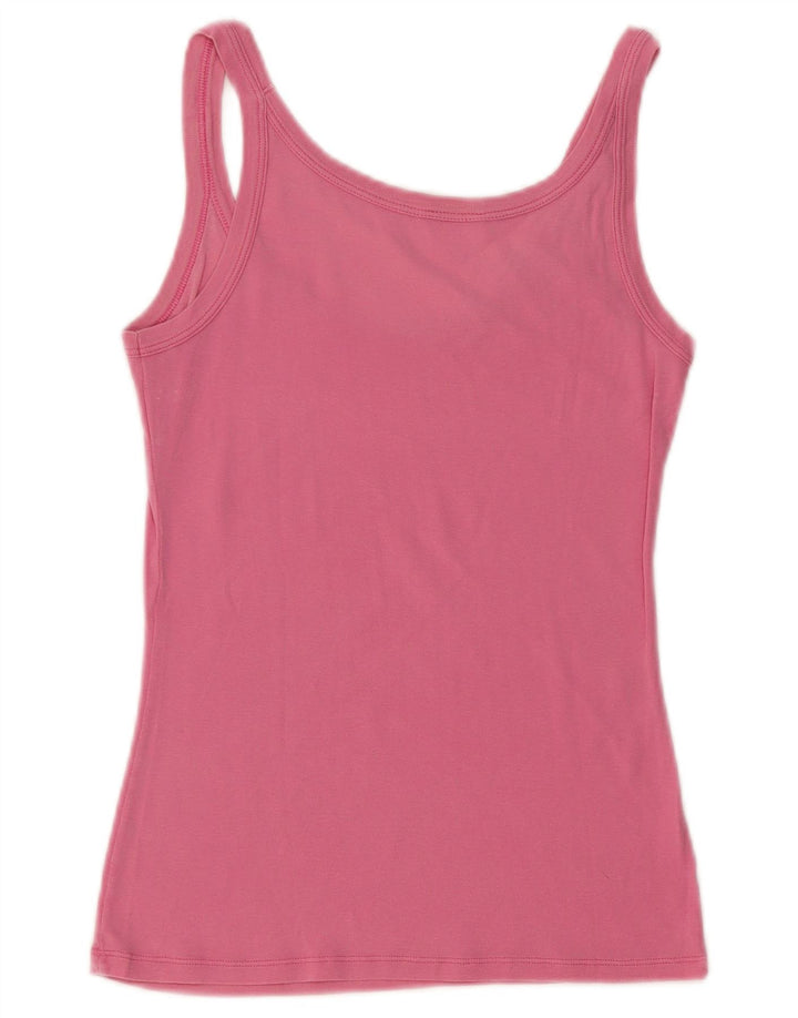 Benetton Colete Feminino UK 6 XS Rosa