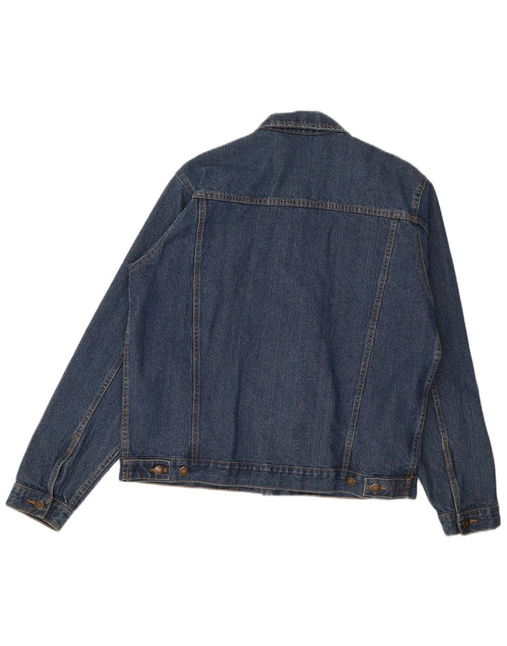 Jaqueta jeans masculina Camargue IT 48/50 algodão azul médio