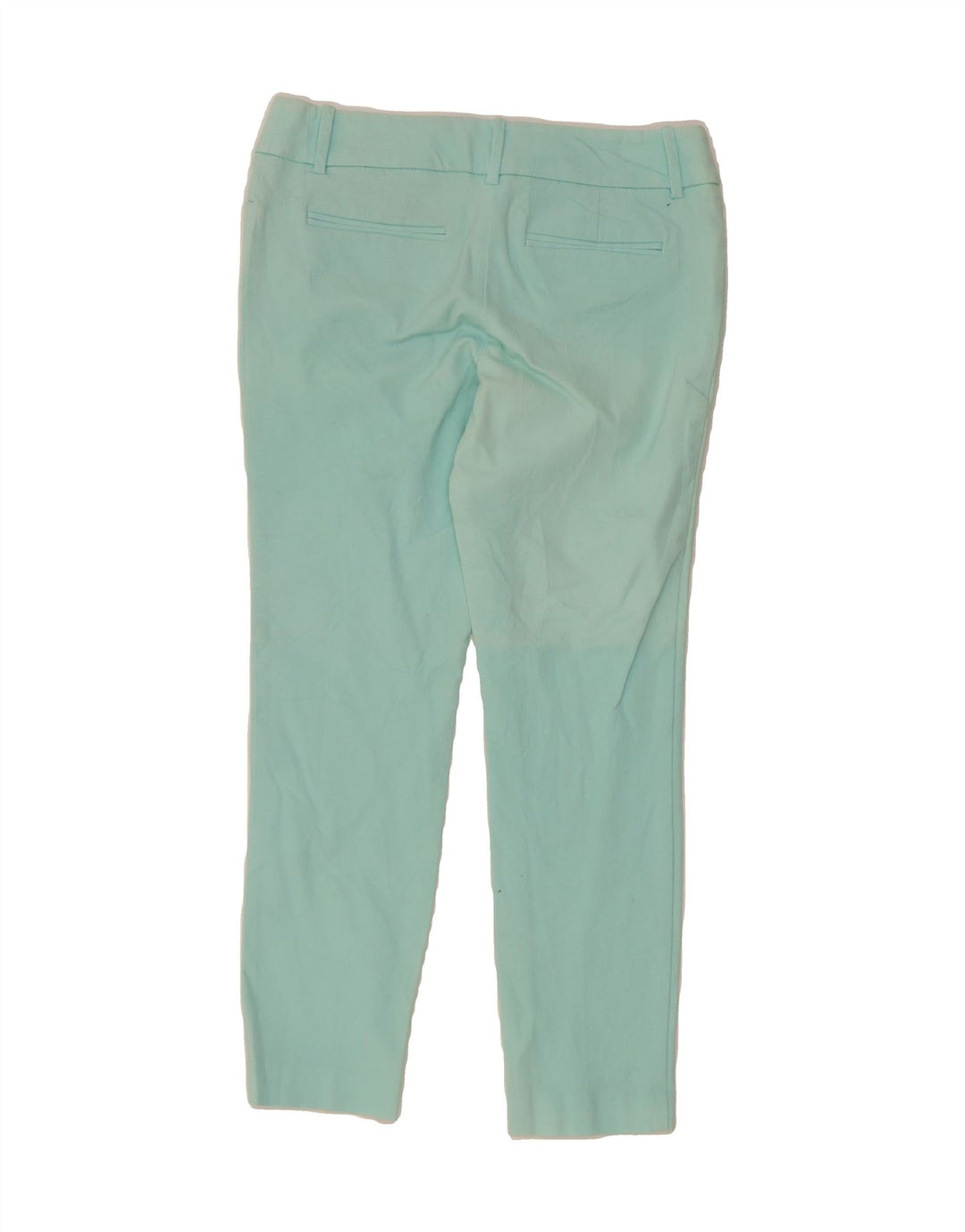 MOSSIMO Womens Slim Casual Trousers US 4 Small W28 L25 Turquoise Cotton Vintage Mossimo and Second-Hand Mossimo from Messina Hembry 