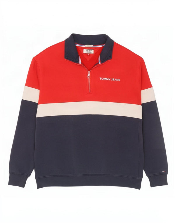 Moletom Tommy Hilfiger Masculino Relaxed Fit Suéter Médio Multicolorido