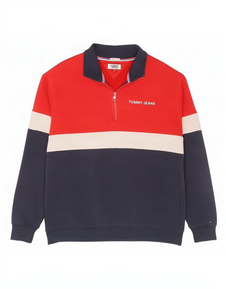 Moletom Tommy Hilfiger Masculino Relaxed Fit Suéter Médio Multicolorido