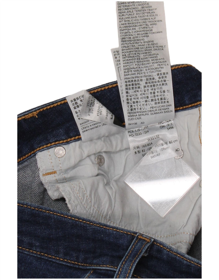 Legging feminina LEVI'S W32 L32 azul algodão clássico