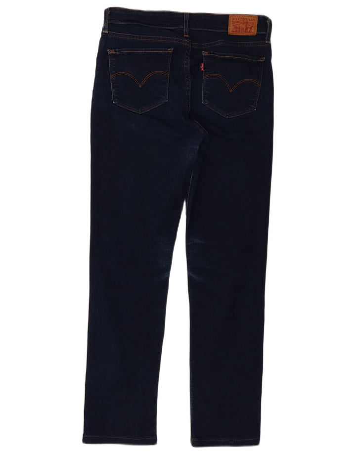 Calça jeans feminina Levi's 712 Slim W28 L27 azul marinho algodão