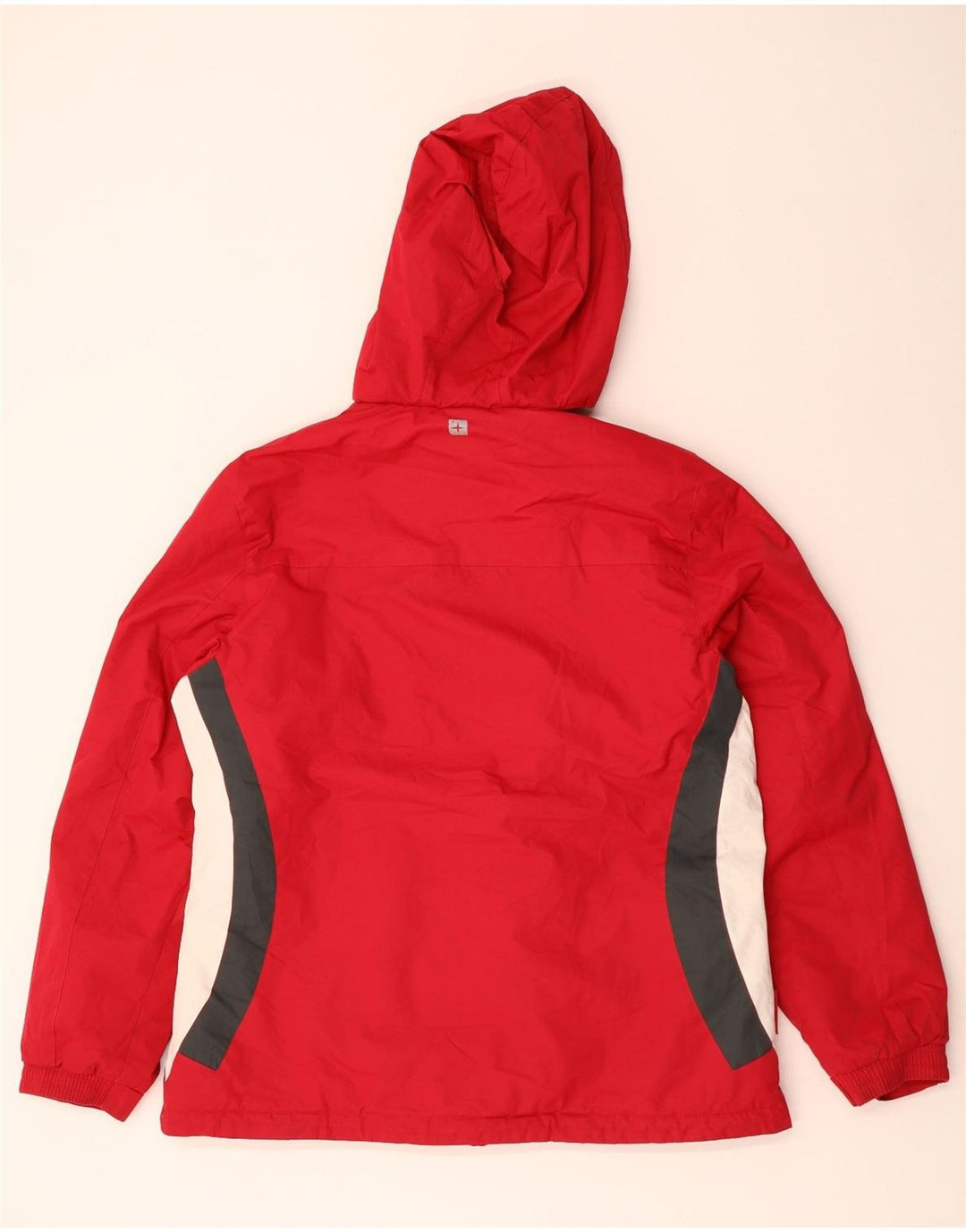 Jaqueta corta-vento feminina com capuz Mountain Warehouse UK 18 XL vermelha