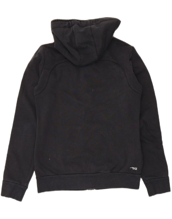 Adidas Womens Climalite Zip Hoodie Sweater UK 4/6 XS Preto
