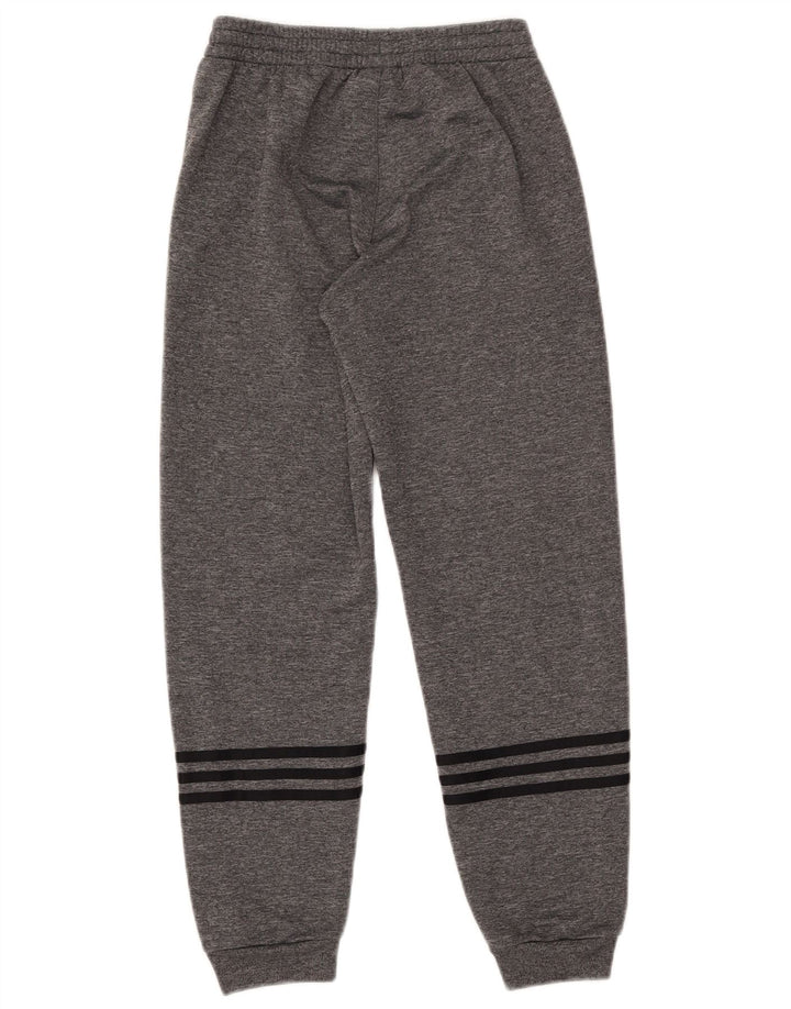 Adidas meninos calças de treino joggers 11-12 anos cinza poliéster