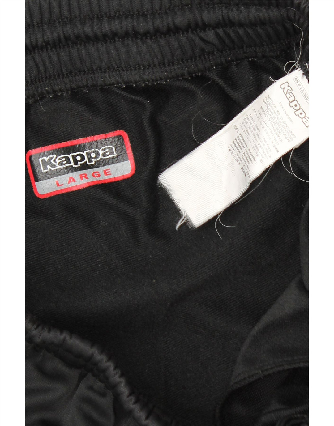 Calça de treino Kappa Boys Graphic 13-14 anos grande poliéster preto