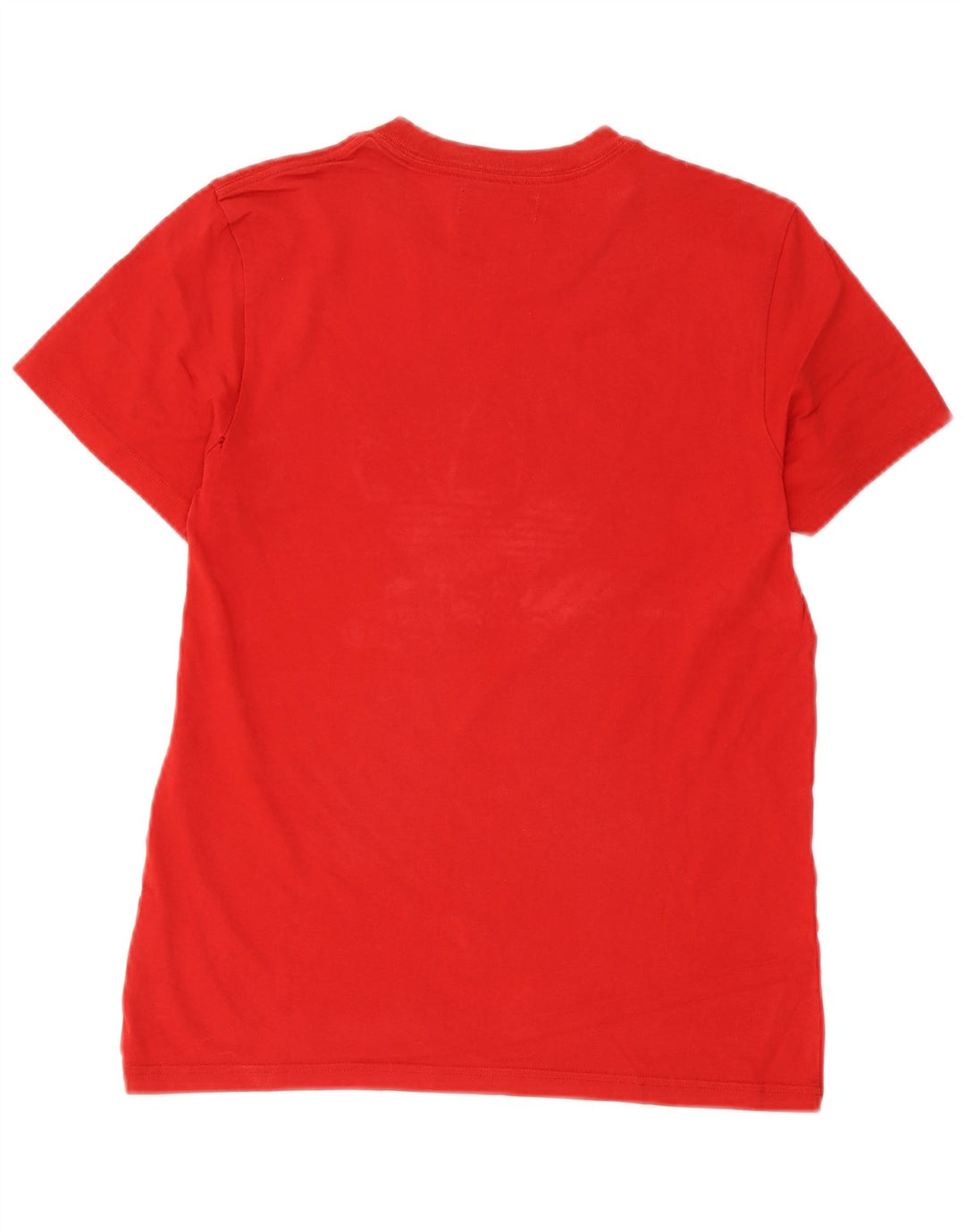 Adidas Mens Graphic T-Shirt Top Pequeno Algodão Vermelho