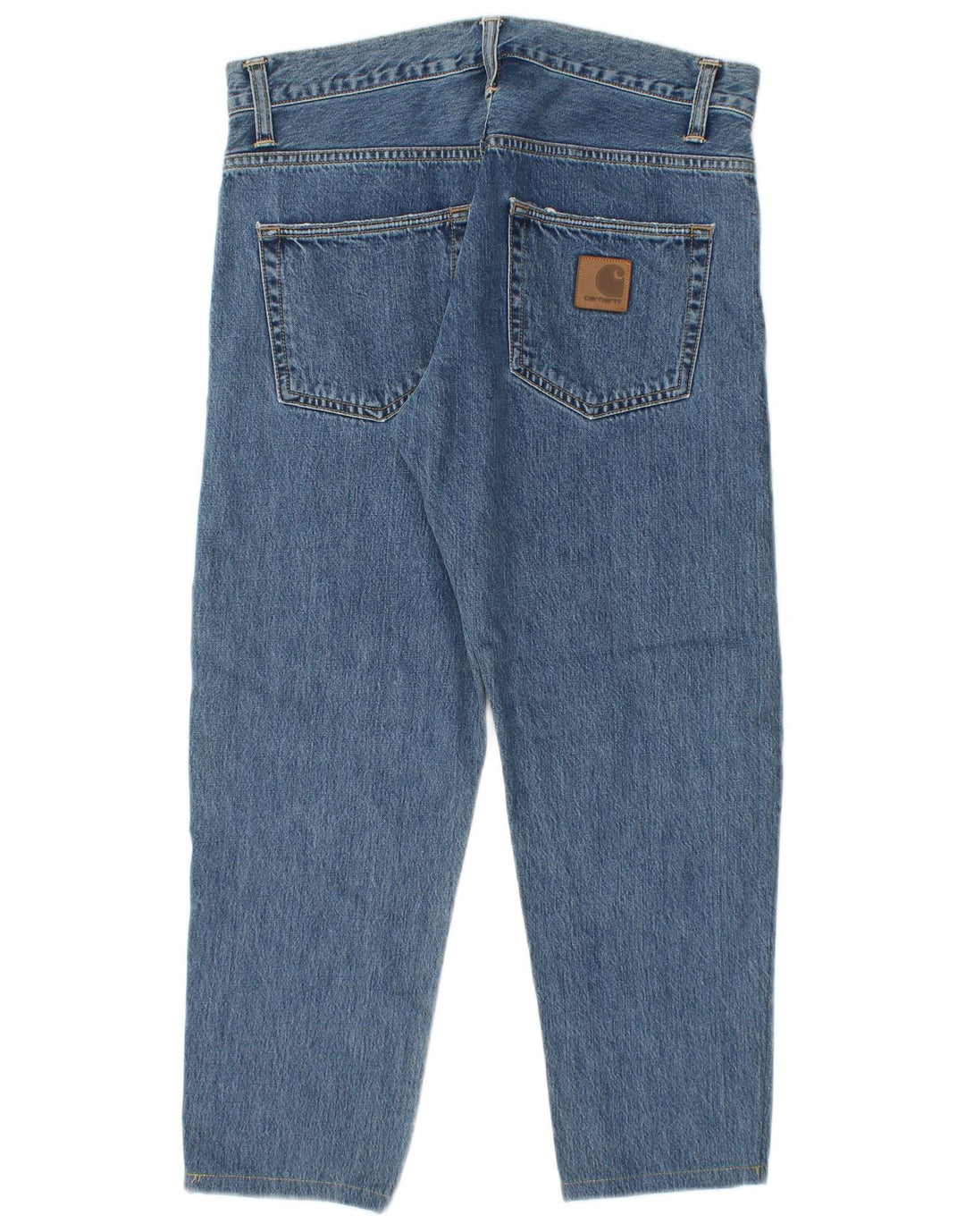 CARHARTT Masculino Klondike Tapered Jeans W31 L25 Azul Algodão