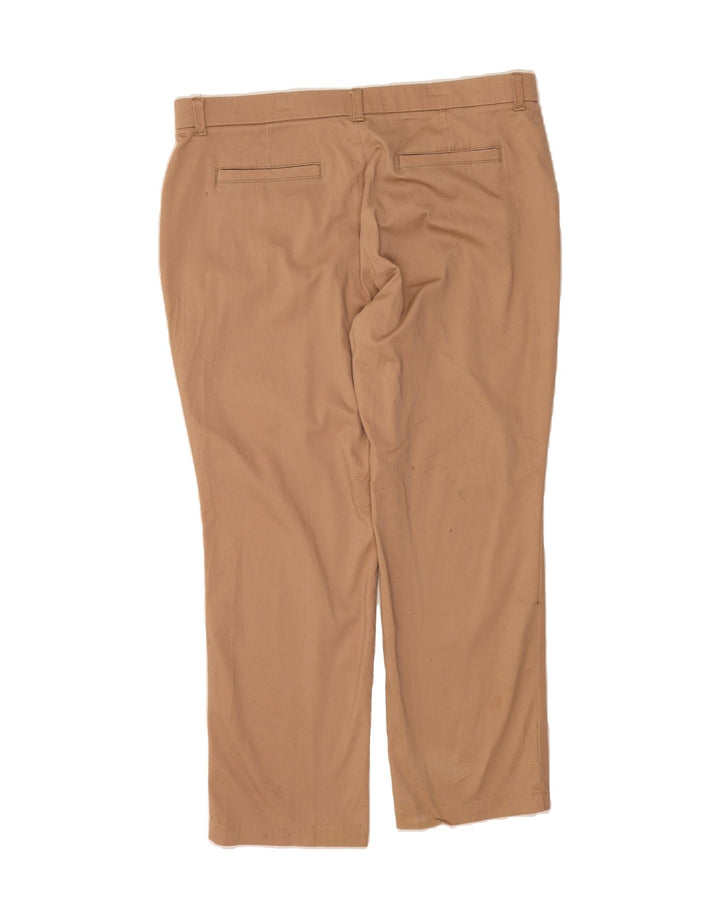 LEE Womens Straight Chino Trousers US 20 3XL W40 L30 Brown Cotton Vintage Lee and Second-Hand Lee from Messina Hembry 